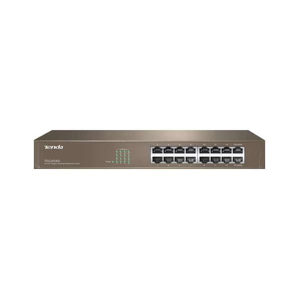 Switch 16 porturi Gigabit - TENDA TND-TEG1016D - 1