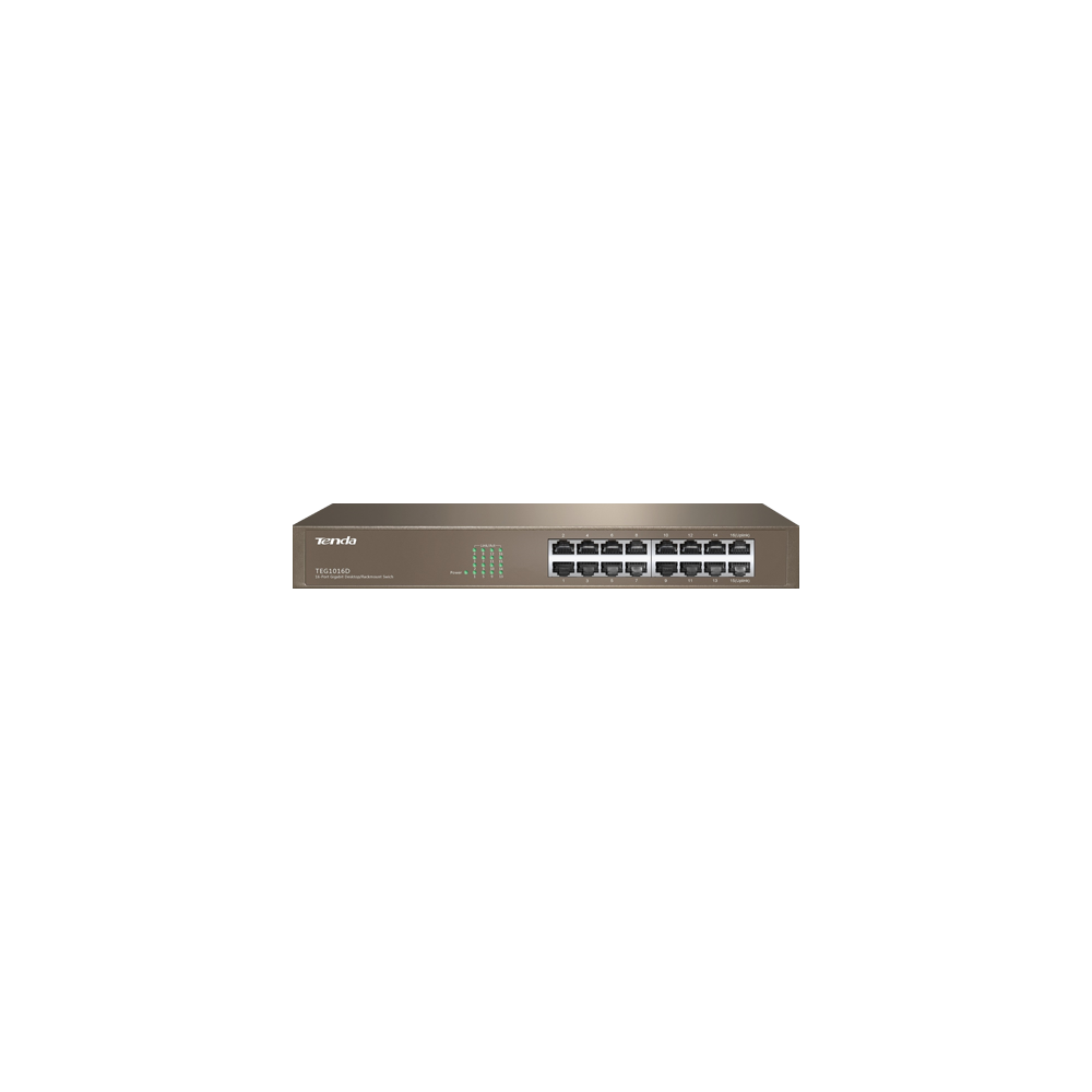 Switch 16 porturi Gigabit - TENDA TND-TEG1016D - 1