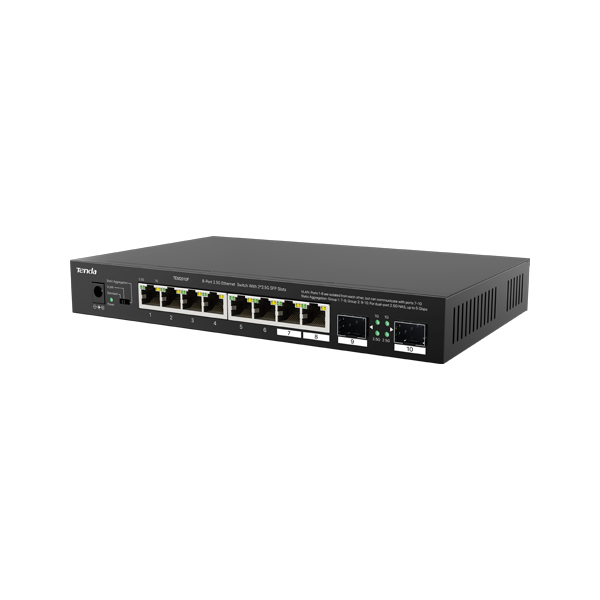 Switch 8 porturi 2.5 Gigabit, 2 porturi SFP 2.5 Gigabit - TENDA TND-TEM2010F - 1