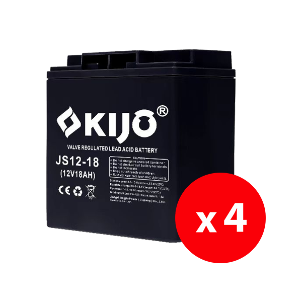 Cutie 4 acumulatori JS12-18 - KIJO JS12-18-BAX - 1