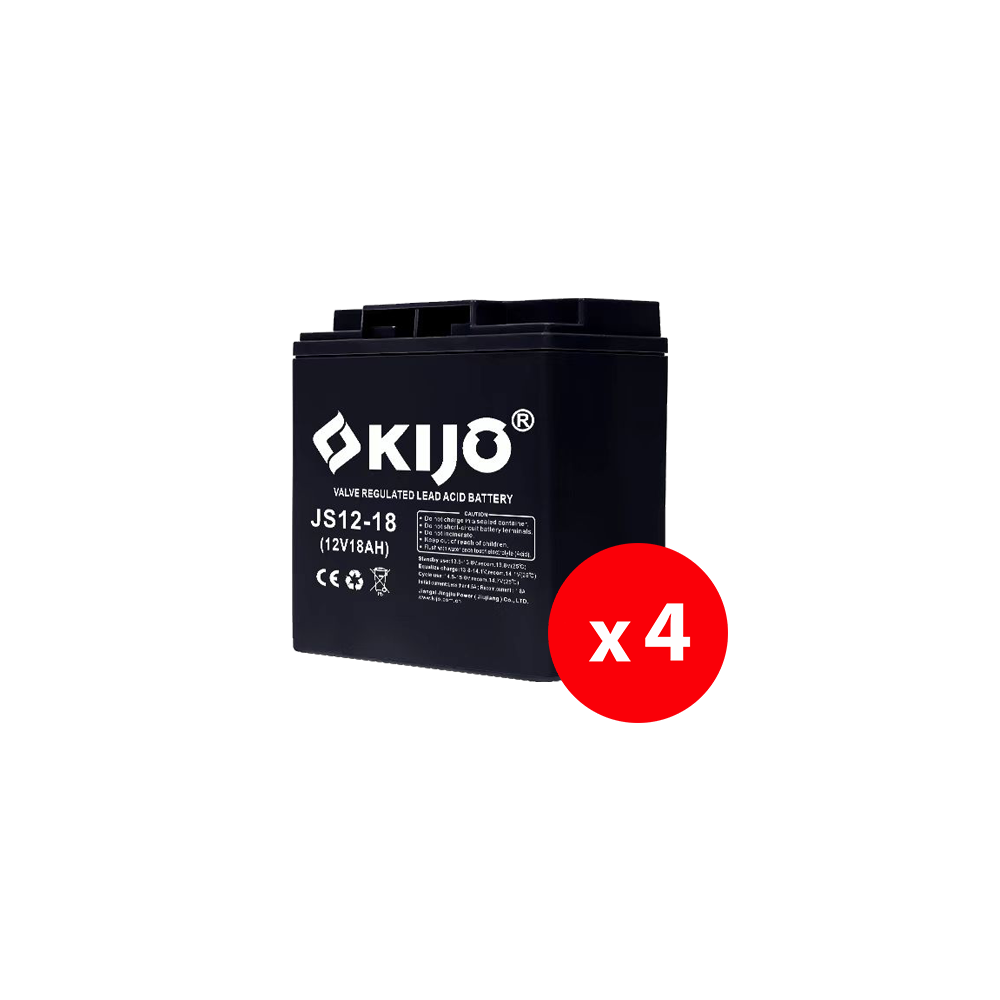 Cutie 4 acumulatori JS12-18 - KIJO JS12-18-BAX - 1