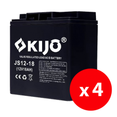 Cutie 4 acumulatori JS12-18 - KIJO JS12-18-BAX - 1