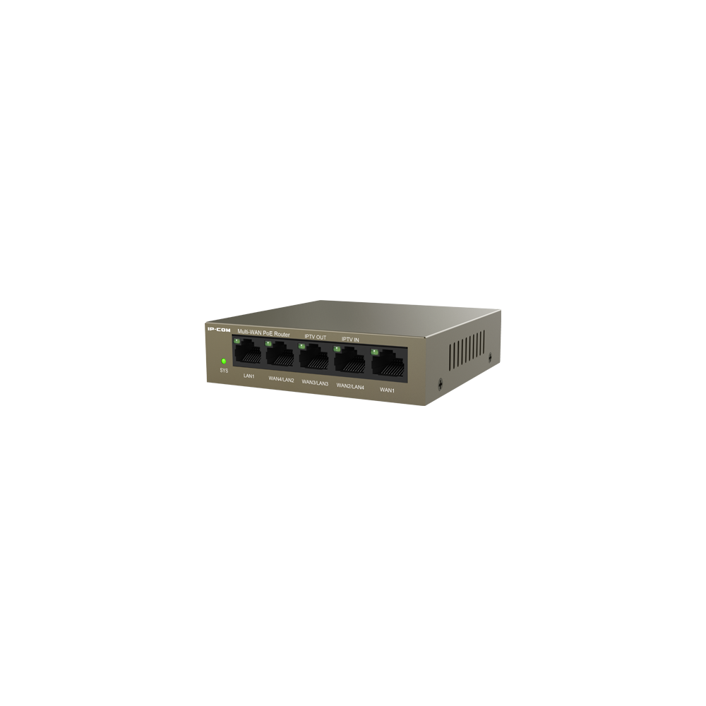 Router 4 porturi Gigabit PoE+, 55W, 1 port RJ45 Gigabit, management - IP-COM M20-PoE - 1