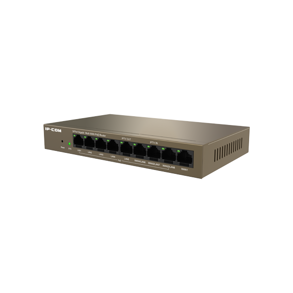 Router 8 porturi  Gigabit PoE+, 95W, 1 port RJ45, Management - IP-COM M20-8G-PoE - 1