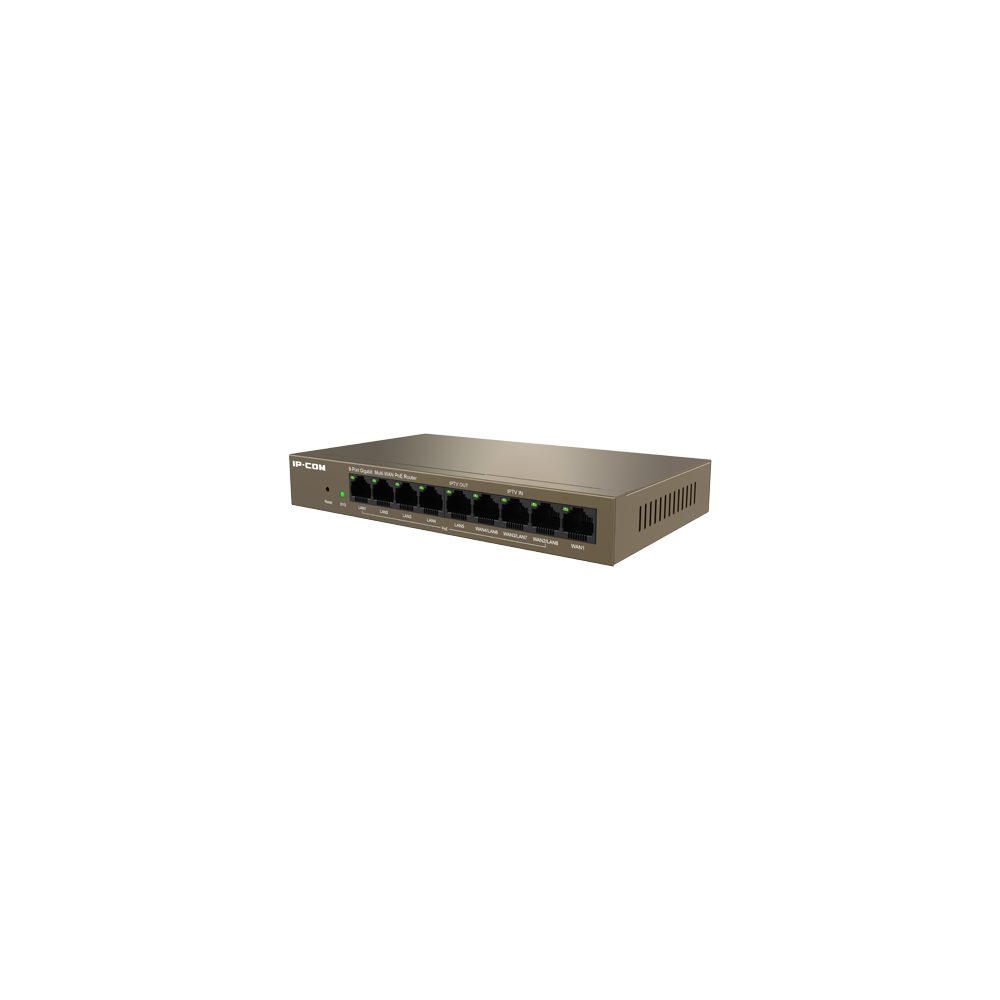 Router 8 porturi  Gigabit PoE+, 95W, 1 port RJ45, Management - IP-COM M20-8G-PoE - 1