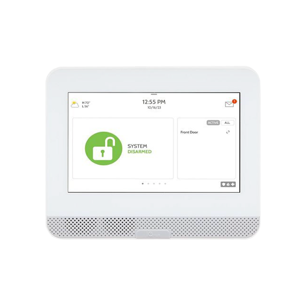 Centrala efractie wireless IQ4 Hub, PowerG, touch screen, capabilitate SmartHome - DSC IQPH063 - 1