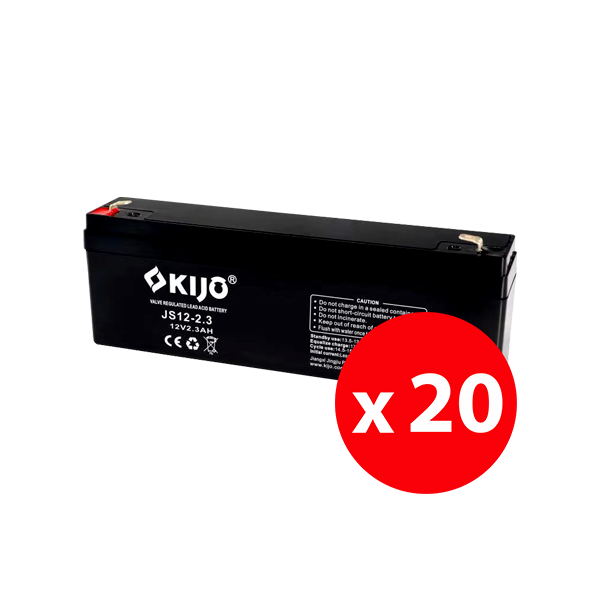 Cutie 20 acumulatori JS12-2.3 - KIJO JS12-2.3-BAX - 1