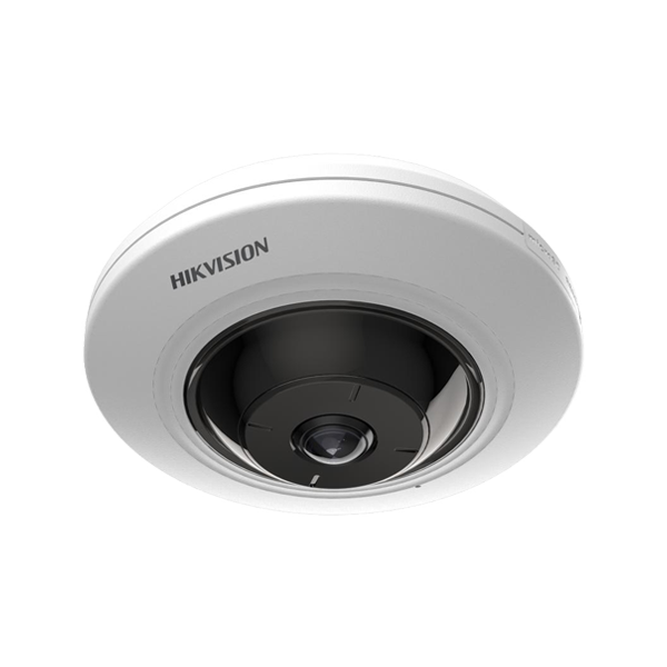 Smart Event, Fish Eye - Camera IP, 5MP, lentila 1.05mm, IR8m, Mic., Alarm, PoE - HIKVISION DS-2CD295 - 1