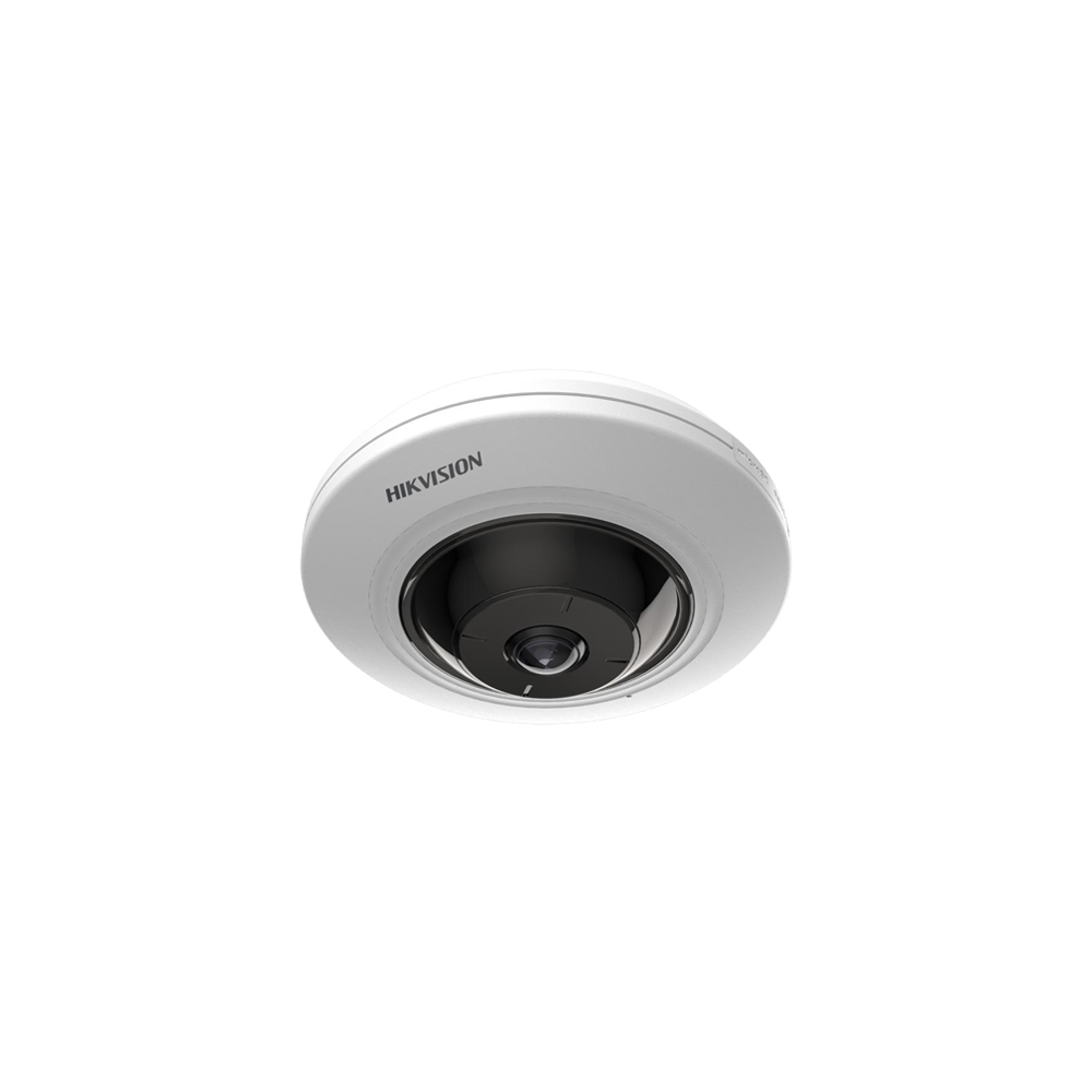Smart Event, Fish Eye - Camera IP, 5MP, lentila 1.05mm, IR8m, Mic., Alarm, PoE - HIKVISION DS-2CD295 - 1