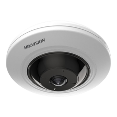 Smart Event, Fish Eye - Camera IP, 5MP, lentila 1.05mm, IR8m, Mic., Alarm, PoE - HIKVISION DS-2CD295 - 1