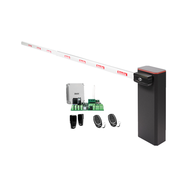 KIT complet bariera acces AUTO / 4 m, montaj universal ST/DR - MOTORLINE TURBO-4-KIT - 1