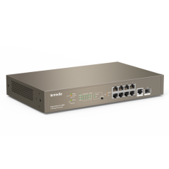 Switch 8 porturi PoE Gigabit, 1 port consola, 1 port SFP Gigabit, management - TENDA TND-TEG5310P-8- - 1