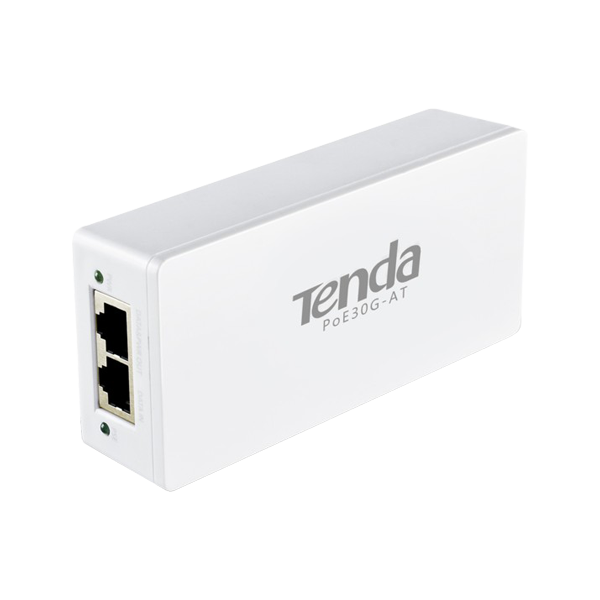 Injector PoE, 30W -TENDA TND-PoE30G-AT - 1
