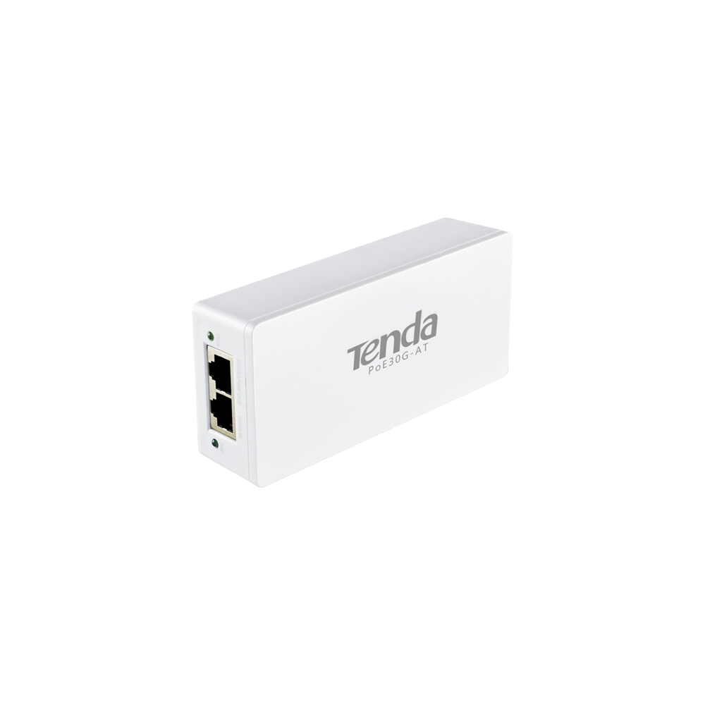 Injector PoE, 30W -TENDA TND-PoE30G-AT - 1