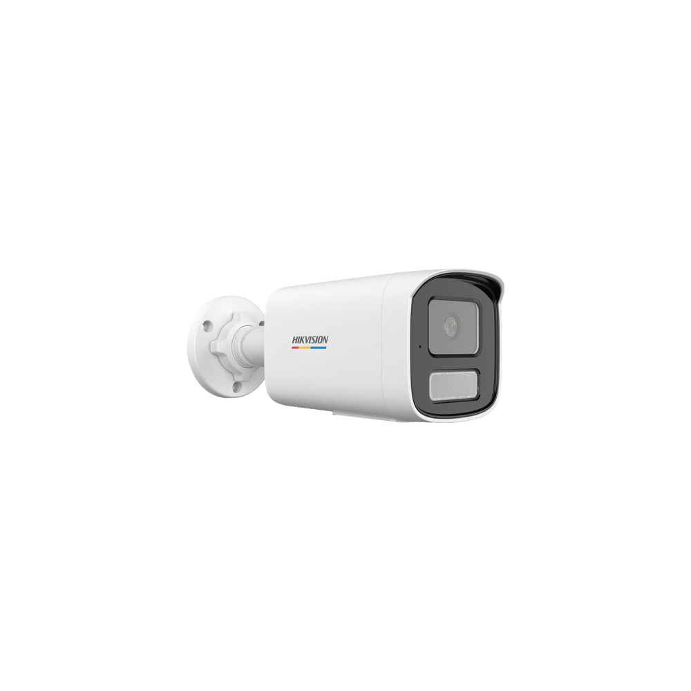 ColorVu, Dual Light - Camera IP, 6MP, lentila 2.8mm, IR 50m, WL 50m, Mic, PoE - HIKVISION DS-2CD1T67 - 1