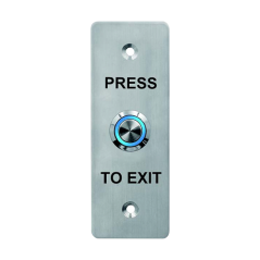 Buton de iesire, montaj ingropat, inox, LED, NO-NC-COM, 115 x 40 mm CSB-408L - 1
