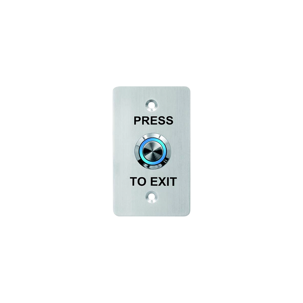 Buton de iesire, montaj ingropat, inox, LED, NO-NC-COM, IP65, 85 x 50 mm CSB-508LW - 1