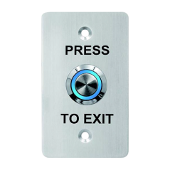 Buton de iesire, montaj ingropat, inox, LED, NO-NC-COM, IP65, 85 x 50 mm CSB-508LW - 1
