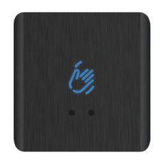 Buton de iesire Touchless ajustabil, aluminiu, negru, montaj aparent, IP66 CSB-20C30S-AL2 - 1