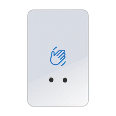 Buton de iesire Touchless ajustabil, plastic argintiu, montaj aparent, IP66 CSB-20C30S-P1 - 1