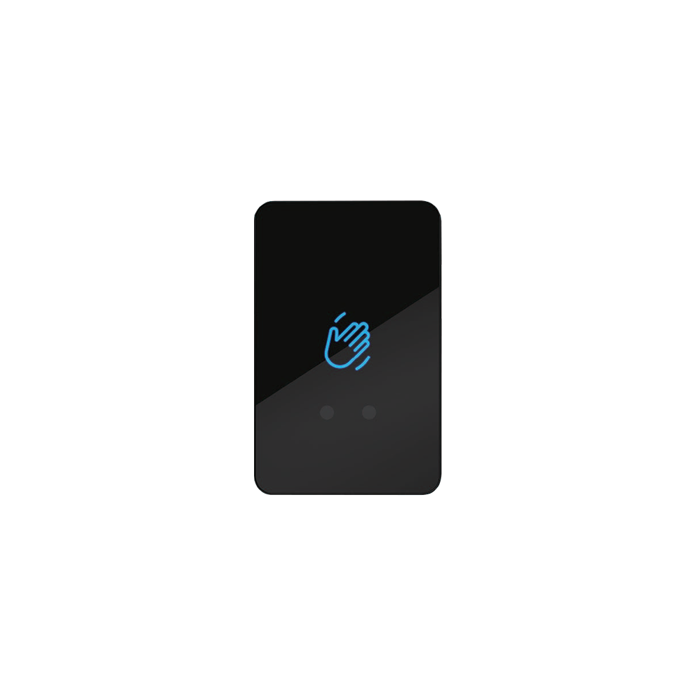 Buton de iesire Touchless ajustabil, plastic negru, montaj aparent, IP66 CSB-20C30S-P2 - 1