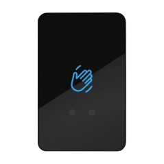 Buton de iesire Touchless ajustabil, plastic negru, montaj aparent, IP66 CSB-20C30S-P2 - 1