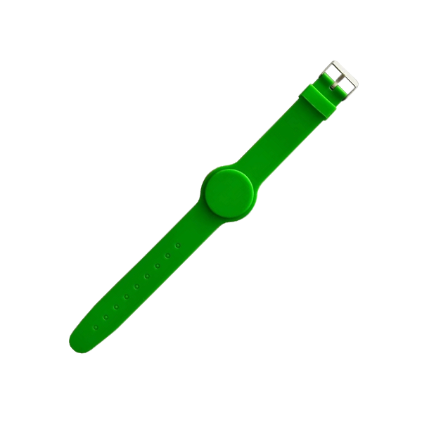 Bratara de proximitate MIFARE (13.56MHz), silicon verde CSW-MF13-G - 1