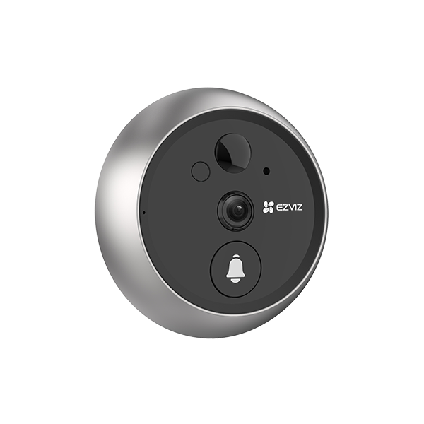 Vizor electronic 2K, IR 5m, Ecran tactil 4.3'', audio bidirectional, Wi-Fi - EZVIZ CS-DP2-2K(TS) - 1