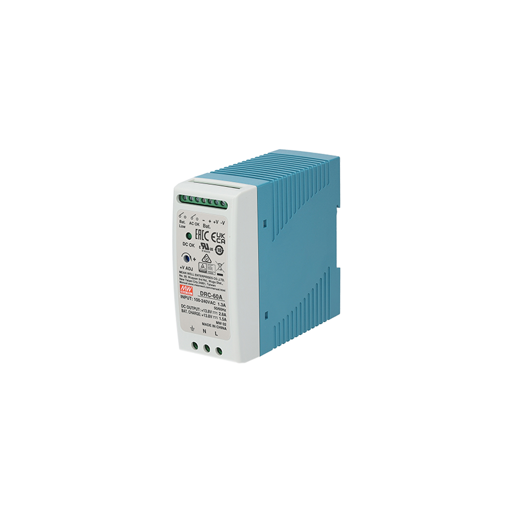 Sursa de alimentare in comutatie, 13.8V / 4.3A, sina DIN - MEAN WELL DRC-60A - 1