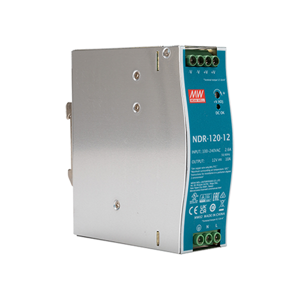 Sursa de alimentare in comutatie, 12V / 10A, sina DIN - MEAN WELL NDR-120-12 - 1