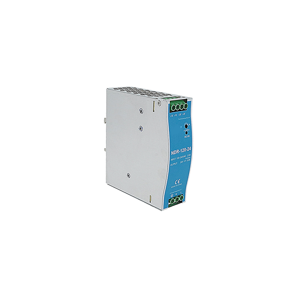 Sursa de alimentare in comutatie, 24V / 5A, sina DIN - MEAN WELL NDR-120-24 - 1