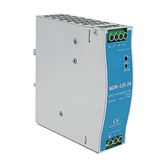Sursa de alimentare in comutatie, 24V / 5A, sina DIN - MEAN WELL NDR-120-24 - 1