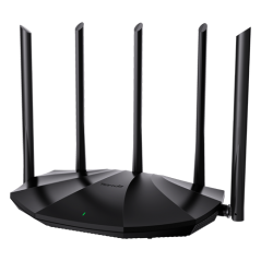 Router Wi-Fi 6, DualBand 2.4Ghz/5GHz, 300+1201Mbps, 5x6dBi, 4 porturi Gigabit - TENDA TND-TX2-PRO - 1