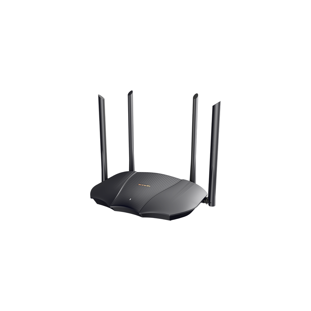Router Wi-Fi 6, DualBand 2.4Ghz/5GHz, 574+2402Mbps, 4x6dBi, 3 porturi Gigabit - TENDA TND-TX12 - 1