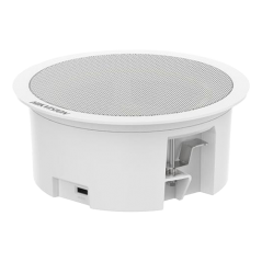 Difuzor IP, master, 6W, montare tavan, 4GB EMMC, Alarma, PoE - HIKVISION  DS-QAZ1206G1-BE - 1