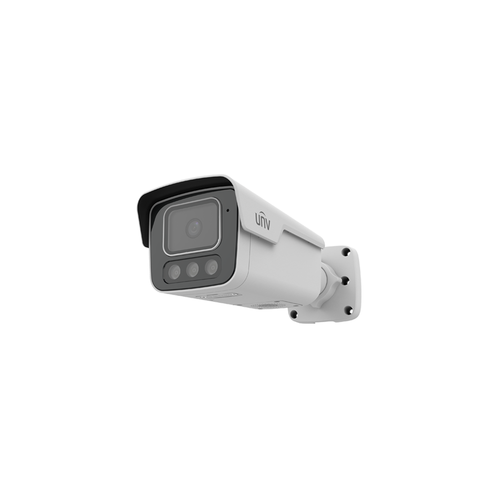 ColorHunter - Camera IP, 8MP, lentila 2.8mm, IR 40m, WL 40m, Audio, Alarma, PoE - UNV IPC2B18SS-ADF2 - 1