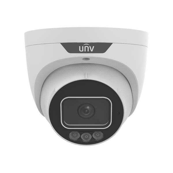 ColorHunter - Camera IP, 8MP, lentila 2.8mm, IR 30m, WL 30m,  Audio, Alarma, PoE - UNV IPC3638SS-ADF - 1