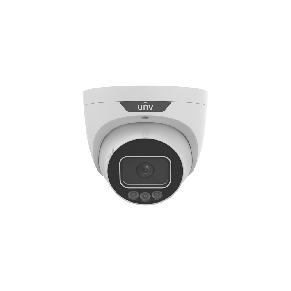 ColorHunter - Camera IP, 8MP, lentila 2.8mm, IR 30m, WL 30m,  Audio, Alarma, PoE - UNV IPC3638SS-ADF - 1