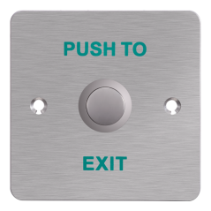 Buton iesire montaj ingropat, panou frontal Aluminiu - HIKVISION DS-K7P01 - 1