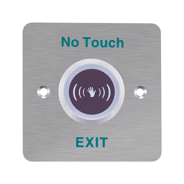 Buton iesire no touch, montaj ingropat, panou frontal Otel inoxidabil - HIKVISION DS-K7P03 - 1