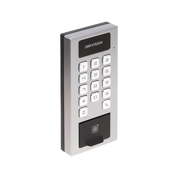 Terminal control acces si interfon cu tastatura, cititor card, amprenta, BT, Wi-Fi - HIKVISION DS-K1 - 1