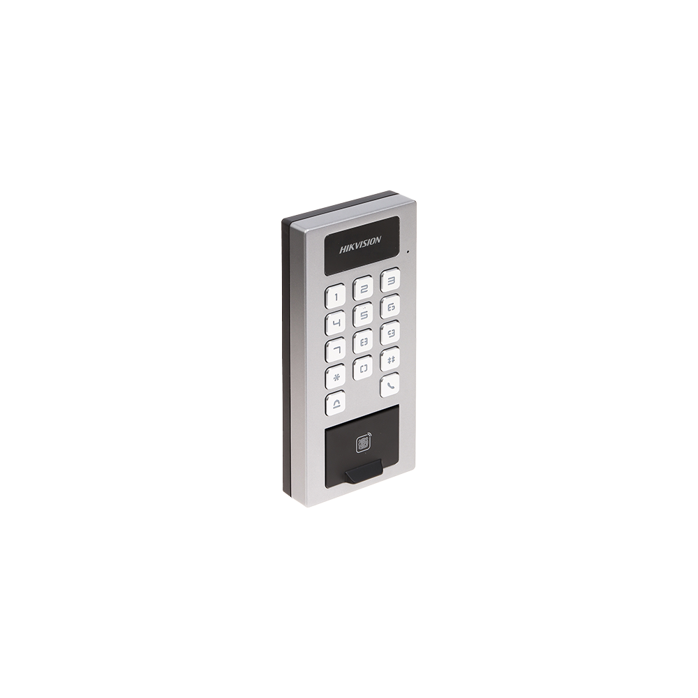 Terminal control acces si interfon cu tastatura, cititor card, amprenta, BT, Wi-Fi - HIKVISION DS-K1 - 1