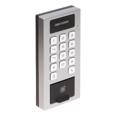 Terminal control acces si interfon cu tastatura, cititor card, amprenta, BT, Wi-Fi - HIKVISION DS-K1 - 1