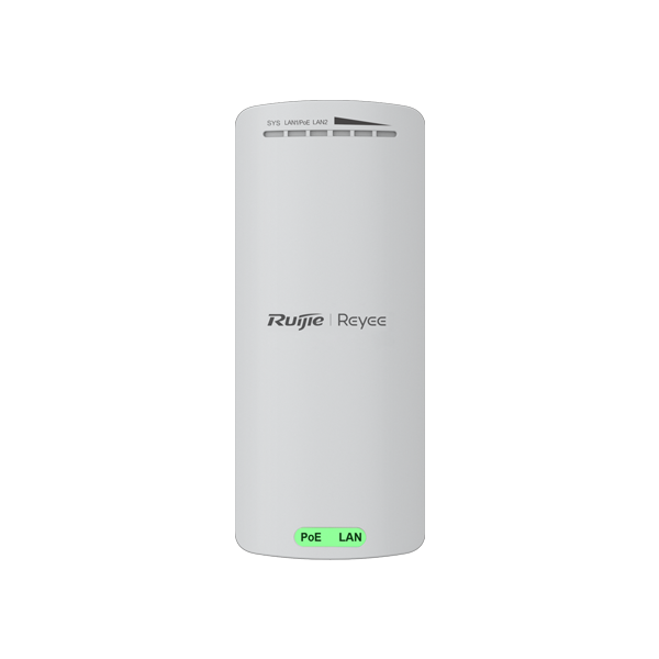 Bridge wireless 2.4GHz, 300Mbps, 0.5 km, PoE IN, Cloud Management - Ruijie RG-EST100-E - 1