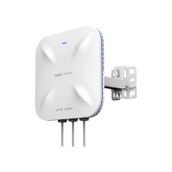 Acces Point exterior AX6000 Dual-Band, Wi-Fi 6, 1x GE, 1x SFP, PoE IN, Cloud Management - Ruijie RG- - 1