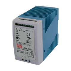 Sursa de alimentare in comutatie, 13.8V / 4.5A + 2.5A, sina DIN, backup - MEAN WELL DRC-100A - 1