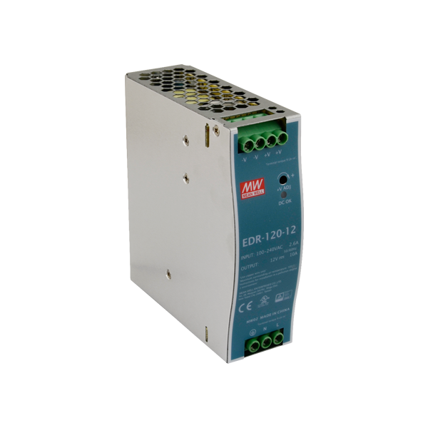 Sursa de alimentare in comutatie, 12V / 10A, sina DIN - MEAN WELL EDR-120-12 - 1