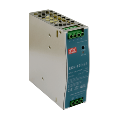 Sursa de alimentare in comutatie, 24V / 5A, sina DIN - MEAN WELL EDR-120-24 - 1