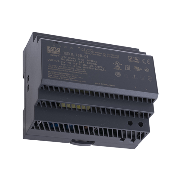 Sursa de alimentare in comutatie, 24V / 6.25A, sina DIN - MEAN WELL HDR-150-24 - 1