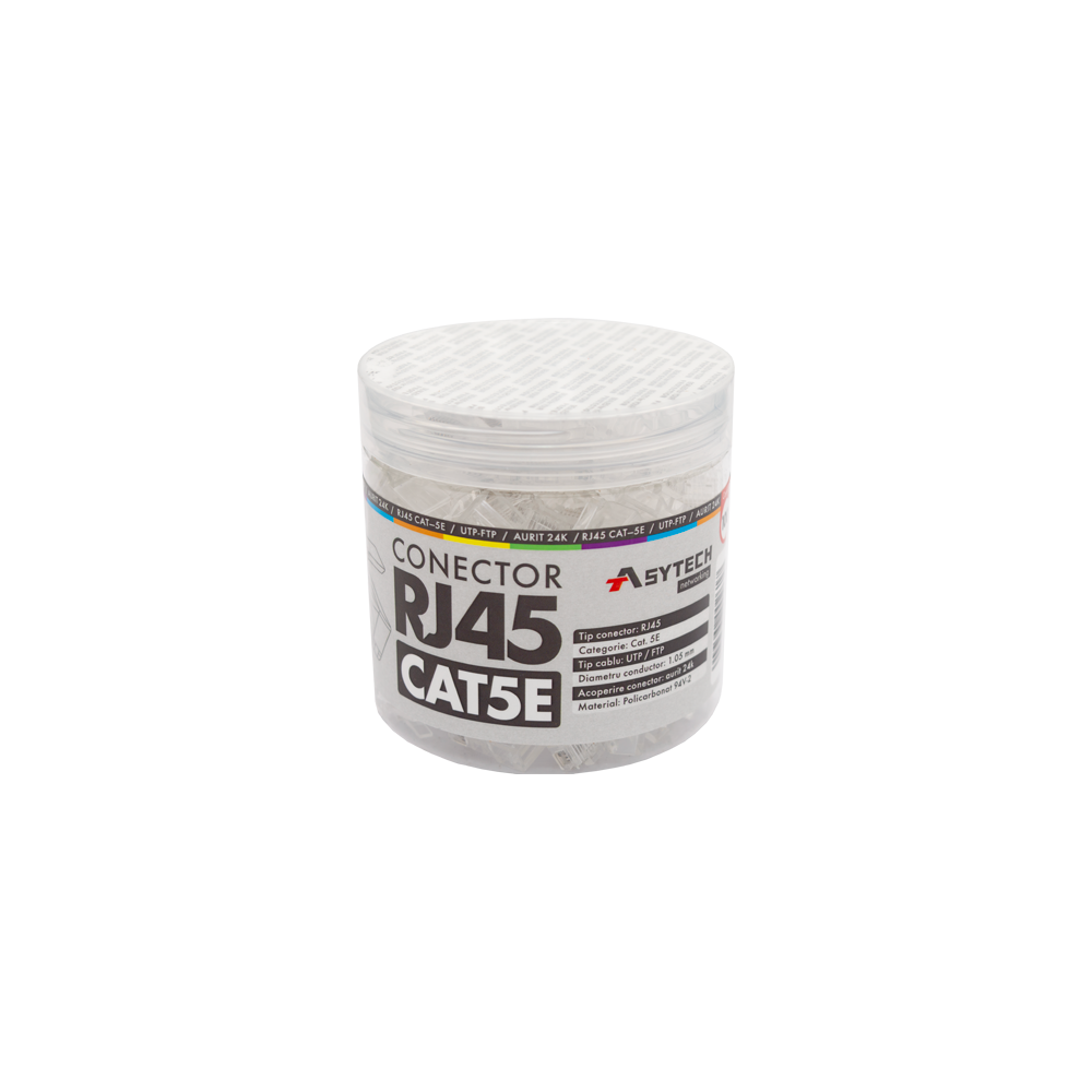 Mufa RJ-45 UTP Cat.5e (100 buc) RJ45-CAT5E-JAR - 1